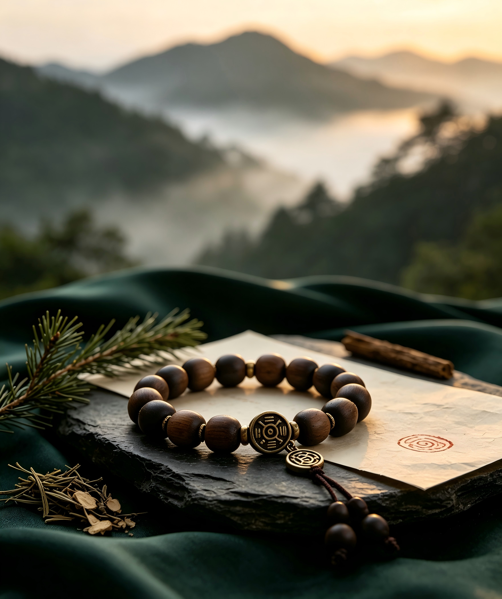 Bespoke Sacred Aura | Personalized Five Elements Herbal Bracelet