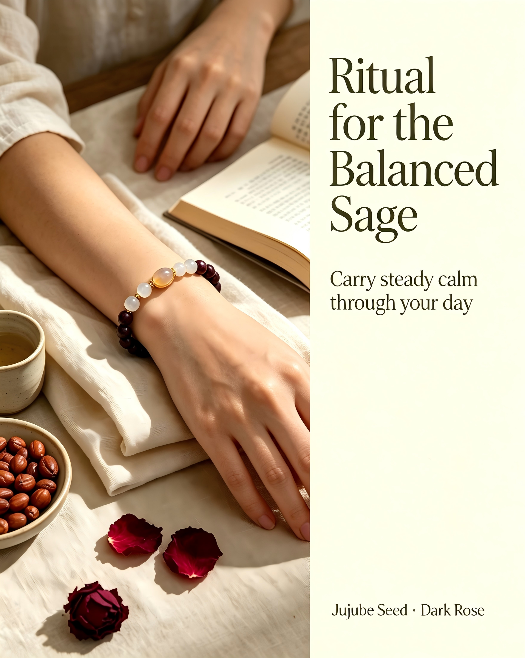 The Balanced Sage | Aether Serenity Aroma Bracelet