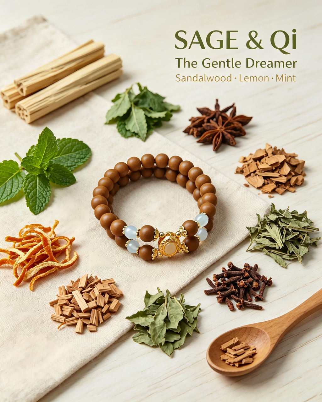 The Gentle Dreamer |Lumina Softis Aroma Bracelet