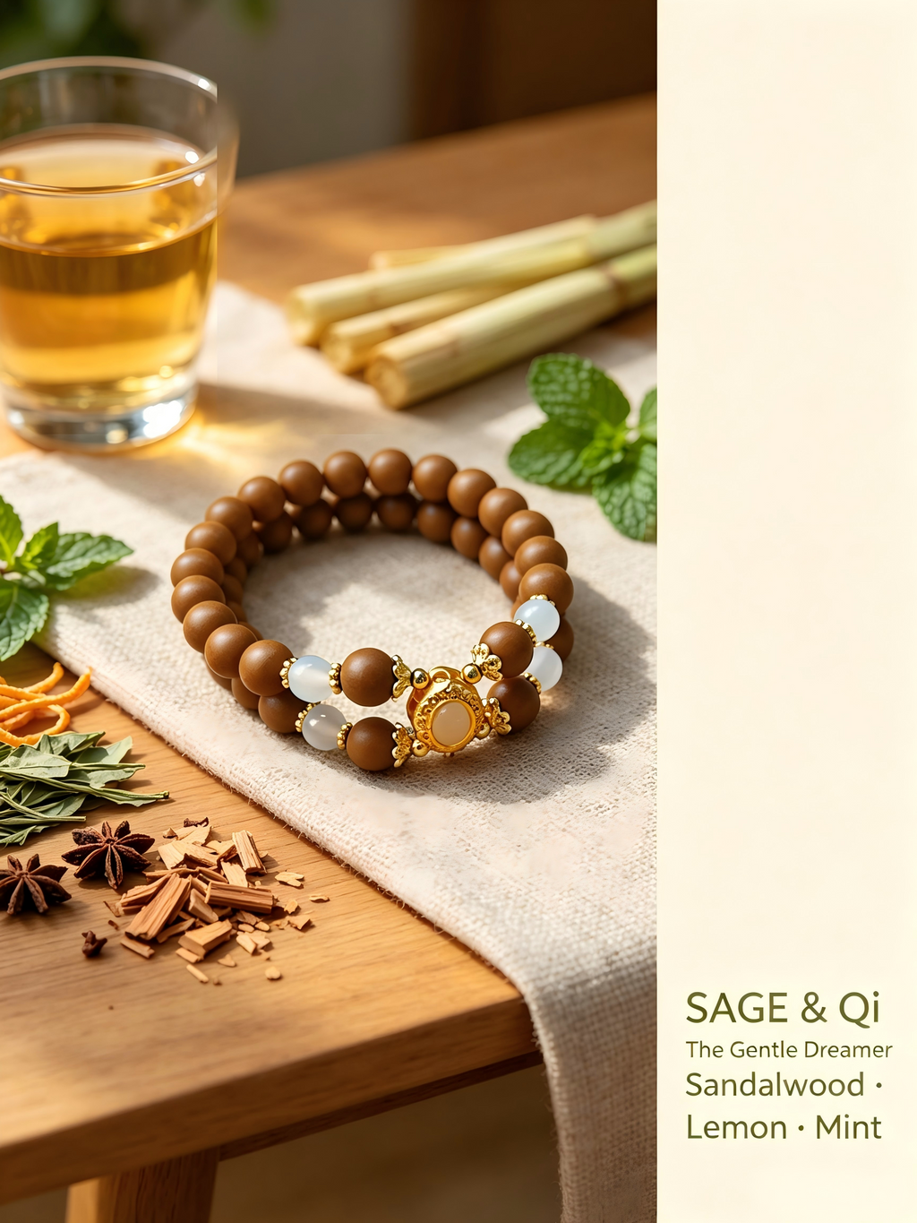 The Gentle Dreamer |Lumina Softis Aroma Bracelet