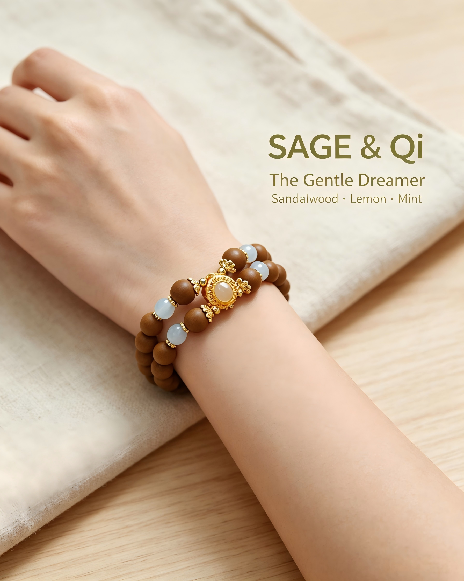 The Gentle Dreamer |Lumina Softis Aroma Bracelet