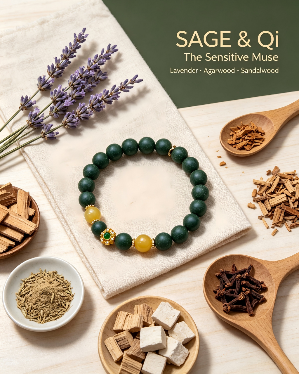 The Sensitive Muse | Aether Serene Aroma Bracelet