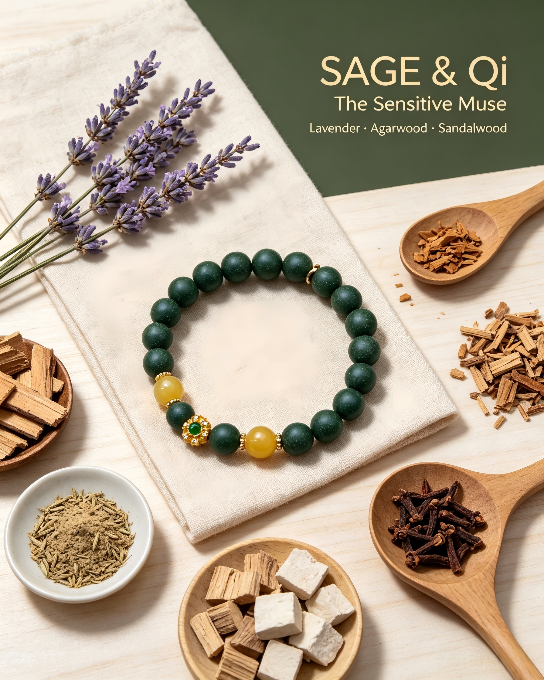 The Sensitive Muse | Aether Serene Aroma Bracelet