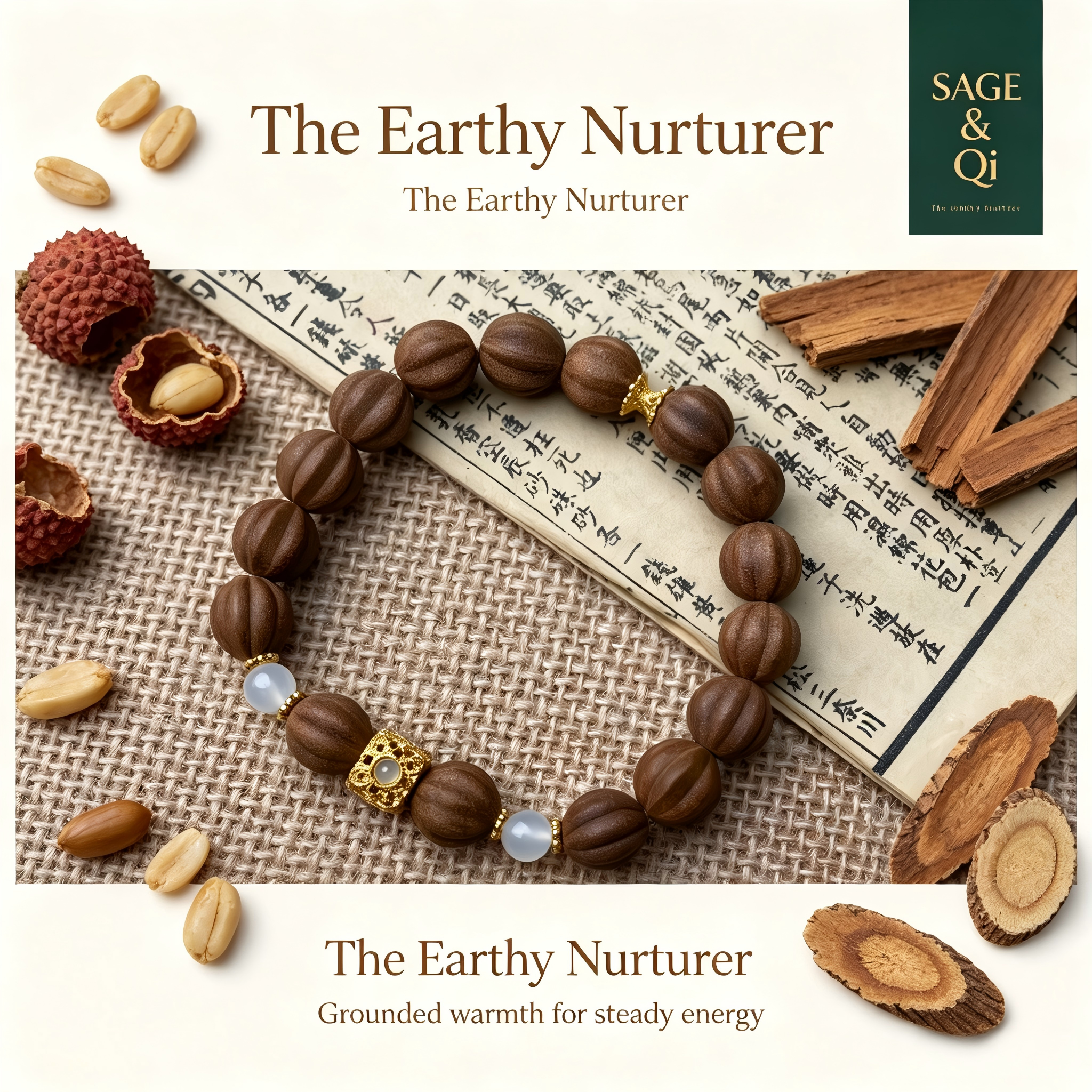 The Earthy Nurturer | Aether Clear Mist Aroma Bracelet