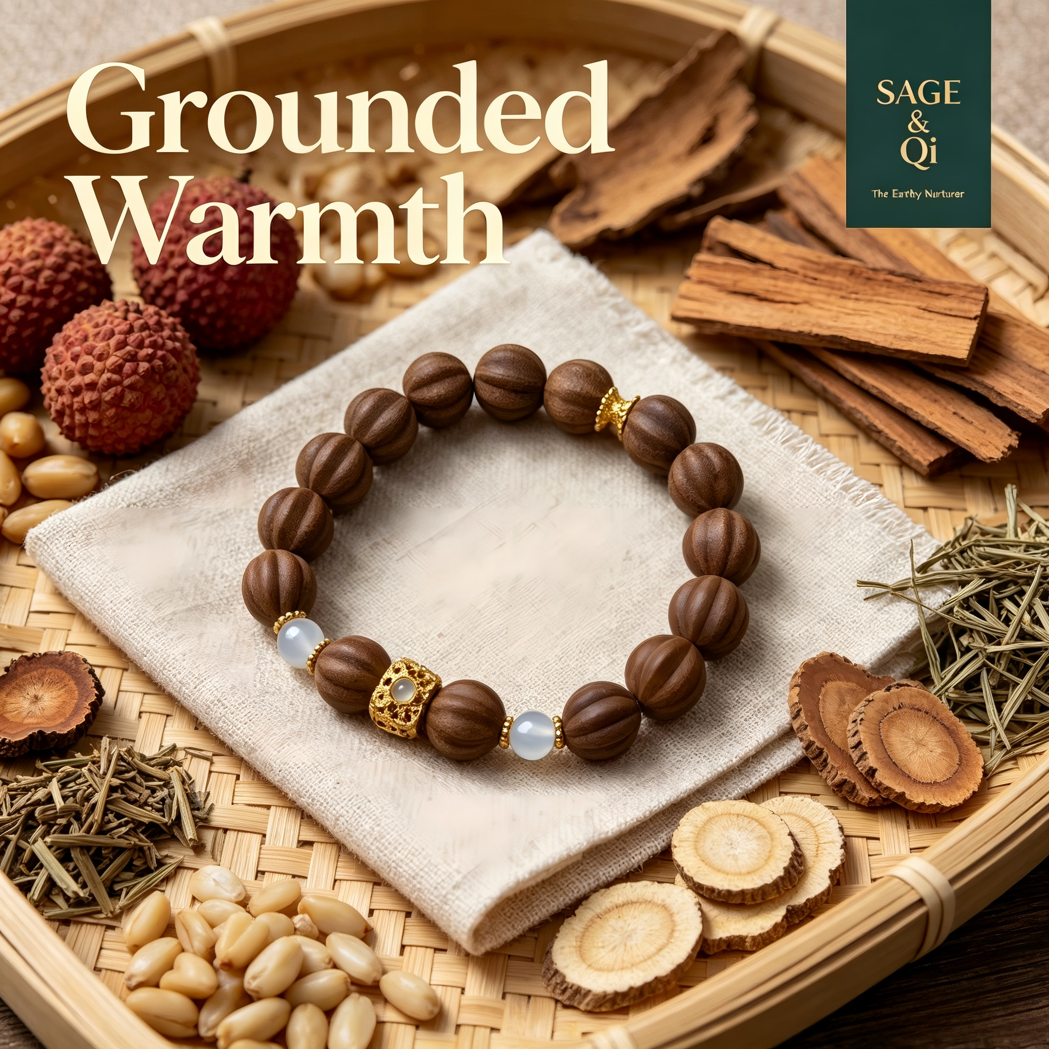 The Earthy Nurturer | Aether Clear Mist Aroma Bracelet