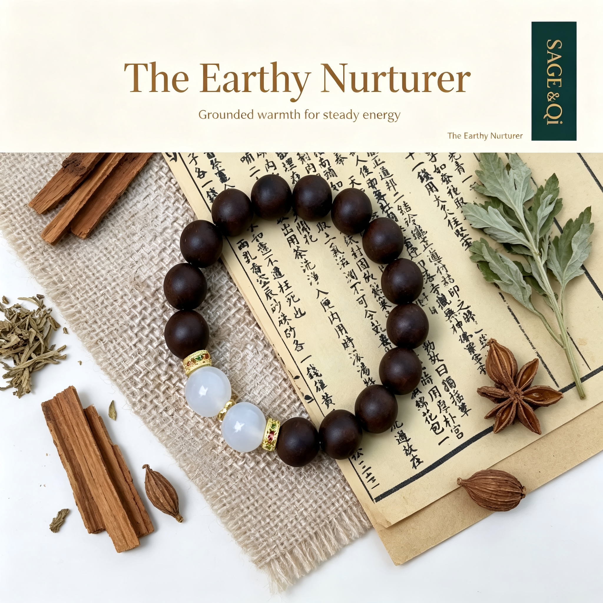 The Earthy Nurturer | Aether Unburden Aroma Bracelet