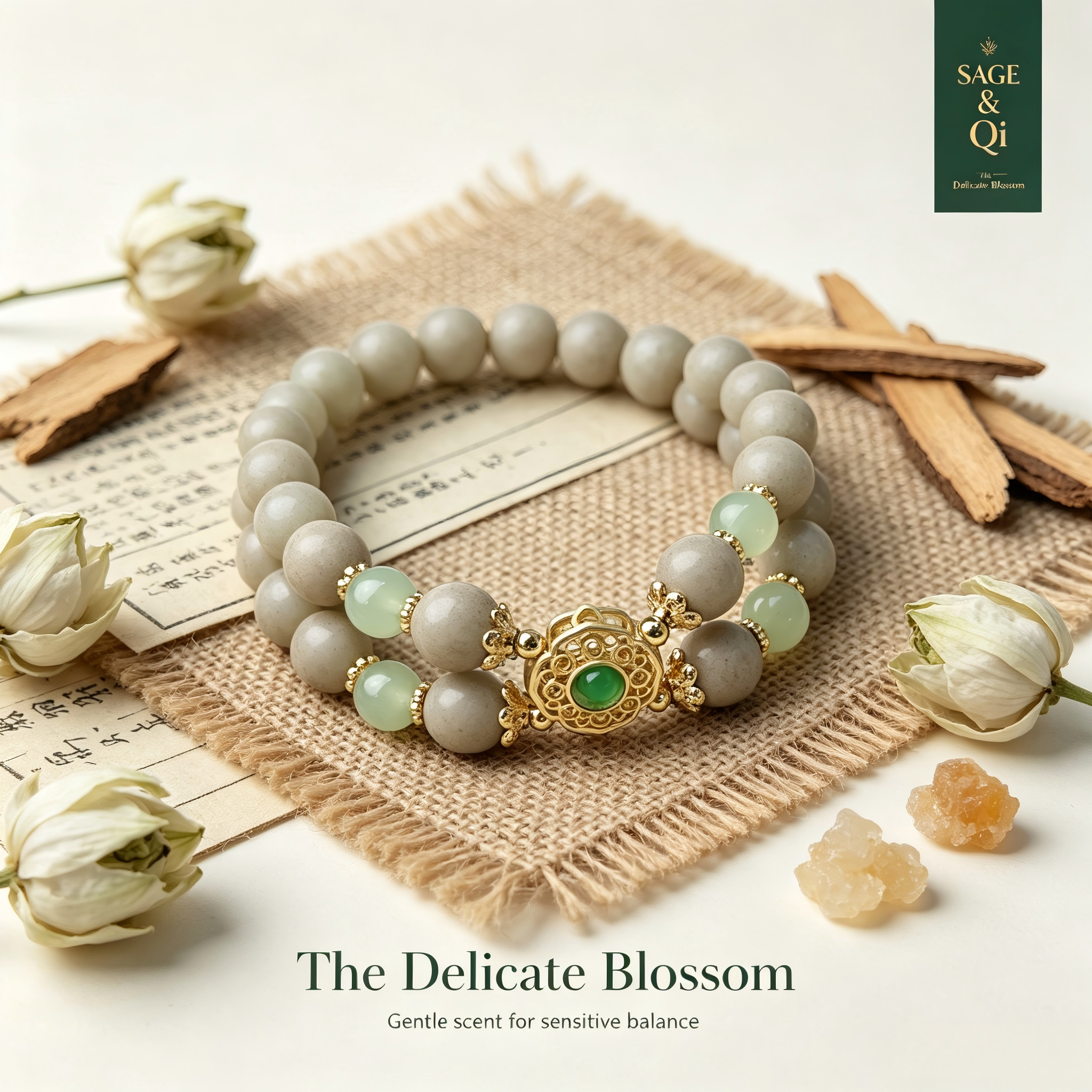 The Delicate Blossom | Aether Gentle Shield B Aroma Bracelet