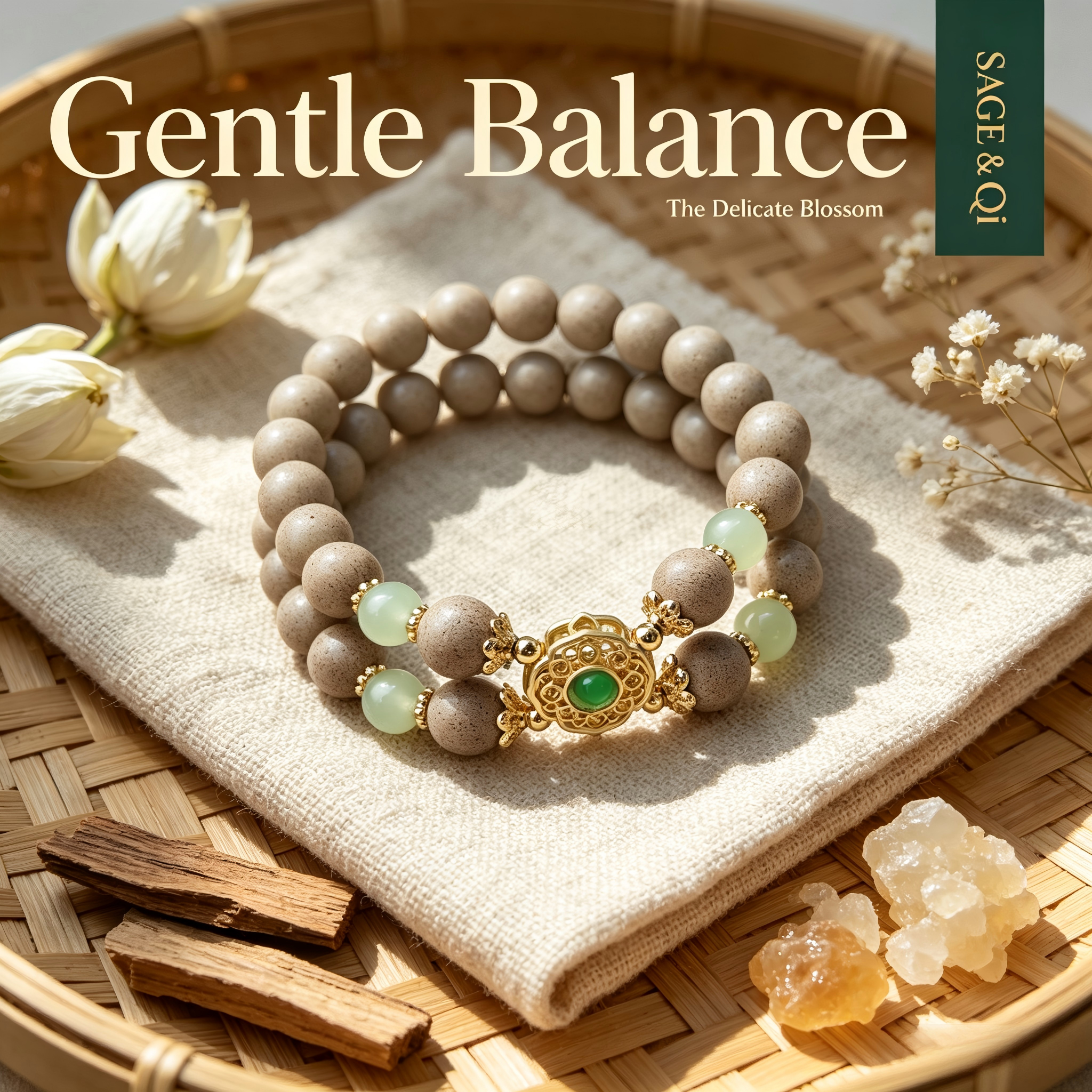 The Delicate Blossom | Aether Gentle Shield B Aroma Bracelet