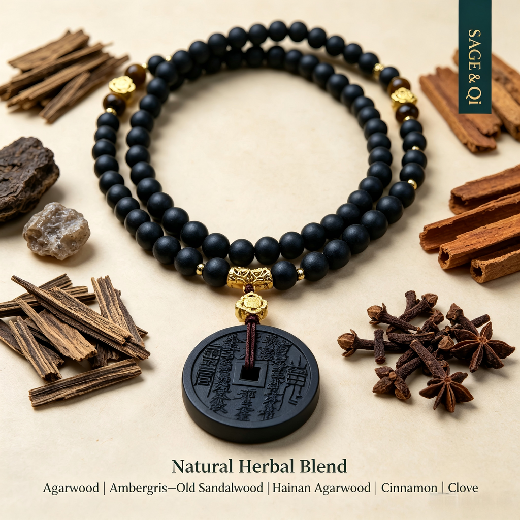 The Deep Thinker | Aether Flow Scripture Talisman Aroma Neclace