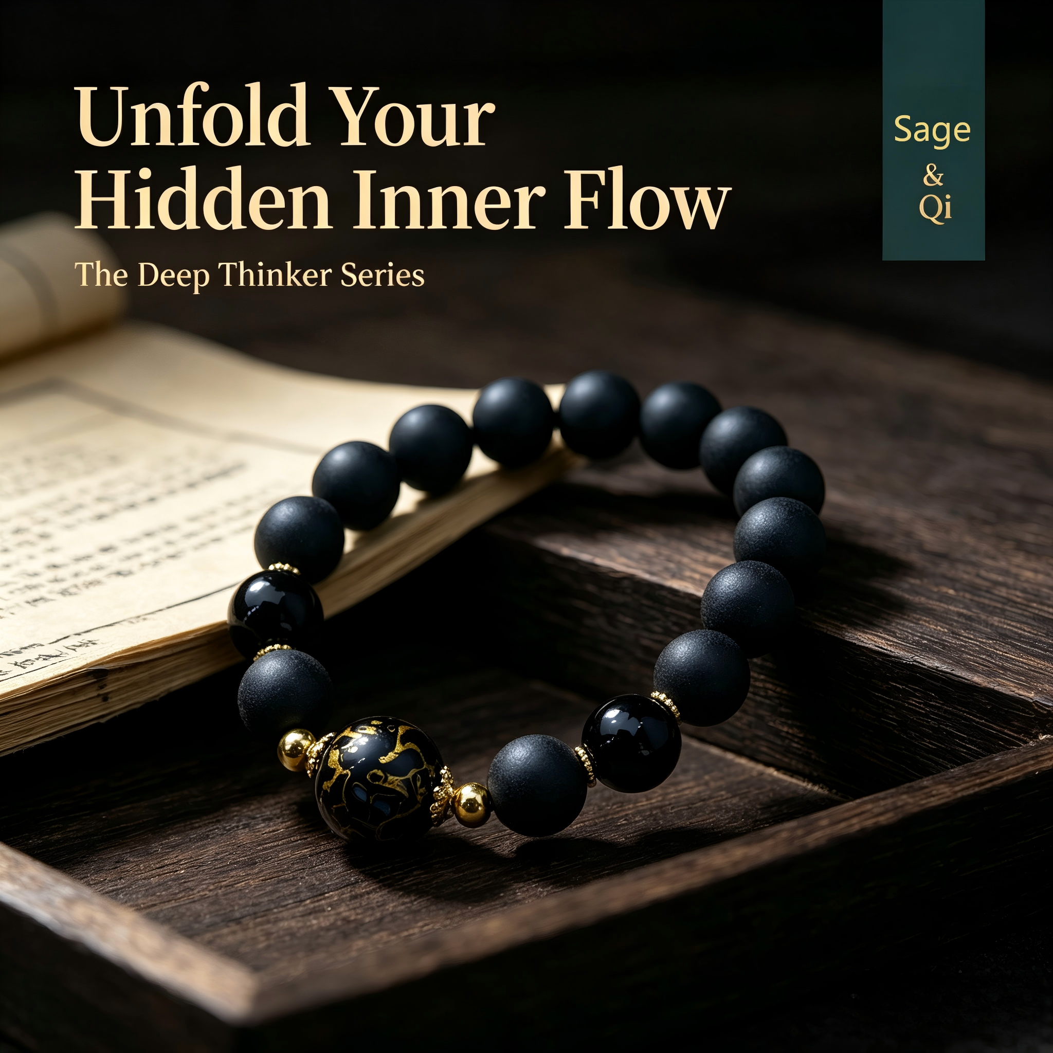 The Deep Thinker | Aether Flow A Aroma Bracelet