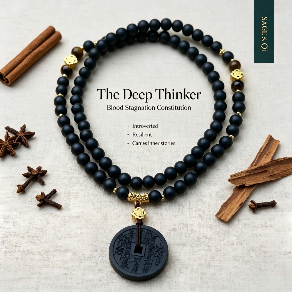 The Deep Thinker | Aether Flow Scripture Talisman Aroma Neclace