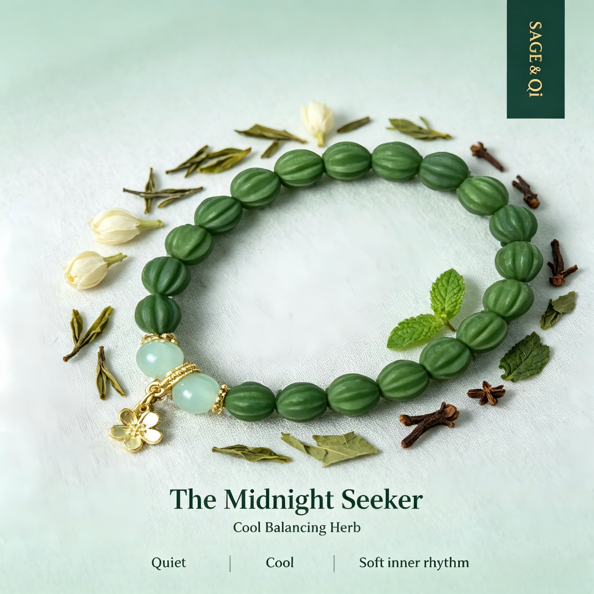 The Midnight Seeker | Aether Dew B Aroma Bracelet